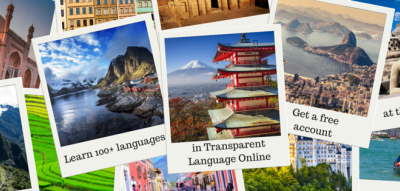 Learn 100+ languages in Transparent Language Online